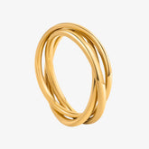 Bague d'Anxiété Acier Inoxydable 3 Anneaux