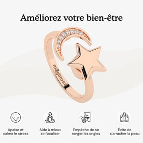 bague rotative anti stress d'anxiété et relaxante pour femme couleur or en acier inoxydable lullie, lullie.fr , maginosa aurora aide à ne plus se ronger les ongles onychophagie, aide à ne plus se triturer la peau dermatillomanie, aide à ne plus s'arracher les cheveux trichotillomanie, améliore la concentration, fidget ring, jouet fidget, fidget toys, positivjewelry, atelierdaphne, lullie.co, lullie, bague d'anxiété, bague anti stress