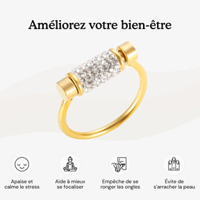 Bague d'Anxiété Acier Inoxydable Neva