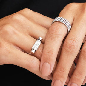 Bague d'Anxiété Acier Inoxydable Neva